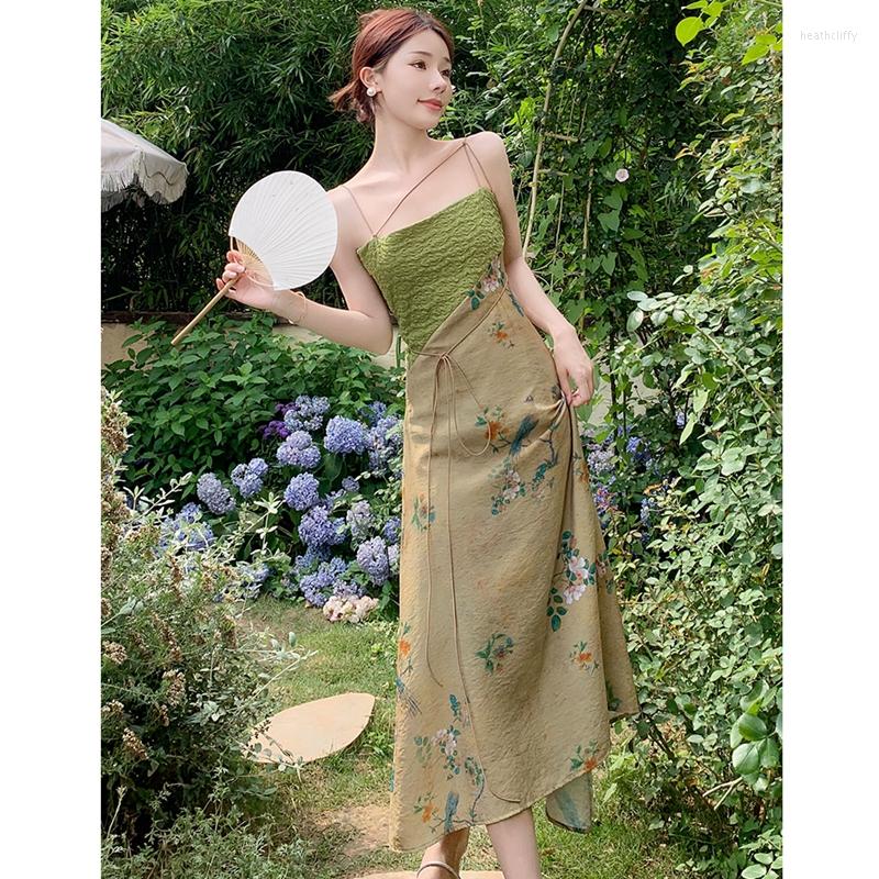 Casual Dresses 2023 Temperament Dress Summer Women Gentle Chinese Style Sling, Champagne
Casual Dresses 2023 Temperament Dress Summer Women Gentle Chinese Style Sling, Champagne