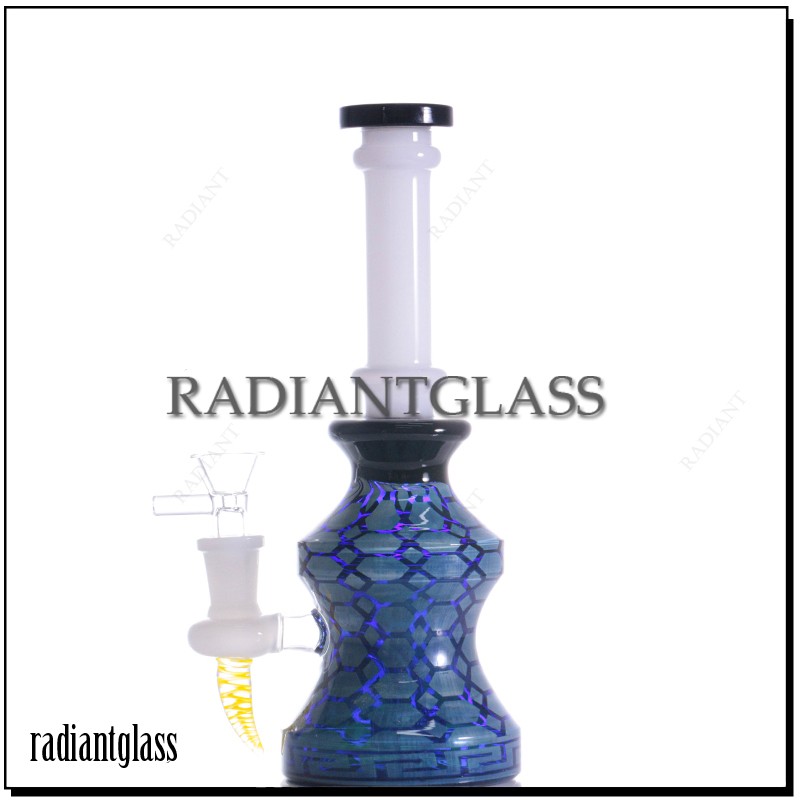 Hookahs Heavy Glass Bong Grid stripe shape Cone Bongs 5mm thick smoking water pipe with 14mm glass bowl
Hookahs Heavy Glass Bong Grid stripe shape Cone Bongs 5mm thick smoking water pipe with 14mm glass bowl