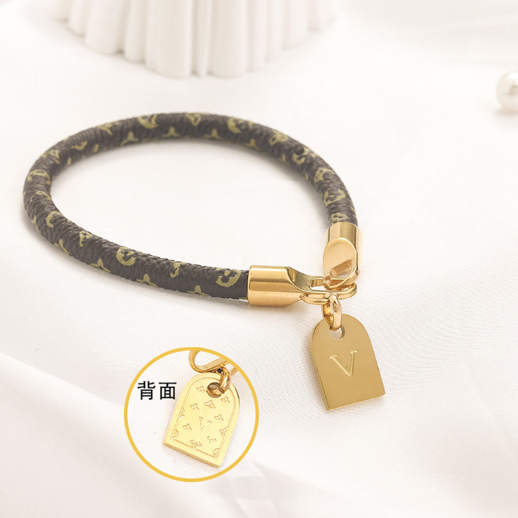 Black Gold Bangle Designer Women Love Gifts Pendant Bracelet 18K Gold Plated Jewelry Letter Charm Bracelet Spring Romantic ladies Family Jewelry Wholesale ZG2252
Black Gold Bangle Designer Women Love Gifts Pendant Bracelet 18K Gold Plated Jewelry Letter Charm Bracelet Spring Romantic ladies Family Jewelry Wholesale ZG2252