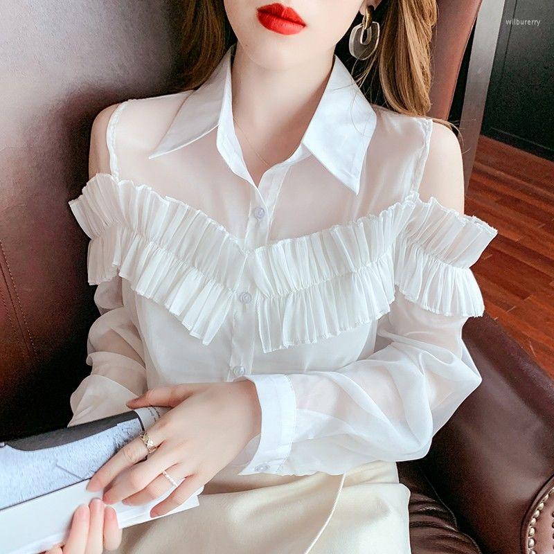 Women' Blouses 2023 Summer Female Long-sleeved POLO Collar Top Fashion Casual Off-shoulder Chiffon Shirt Solid Color Wild, Purple
Women' Blouses 2023 Summer Female Long-sleeved POLO Collar Top Fashion Casual Off-shoulder Chiffon Shirt Solid Color Wild, Purple