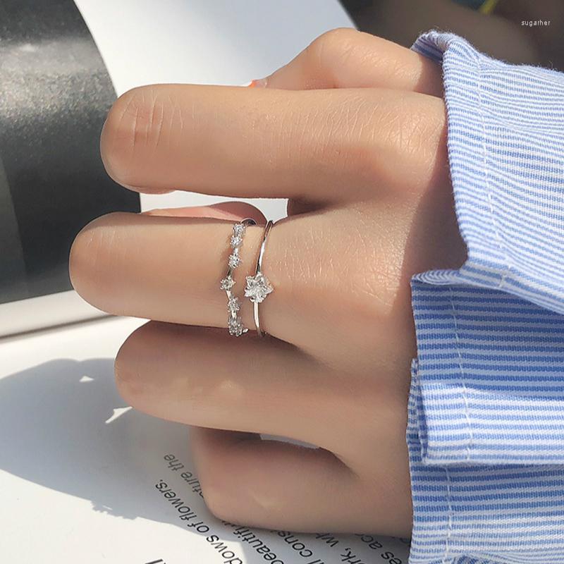 Cluster Rings Original Trendy Star Ring Romantic Double-Deck Twinkling Stars Creative Style For Women Nice Gift
Cluster Rings Original Trendy Star Ring Romantic Double-Deck Twinkling Stars Creative Style For Women Nice Gift