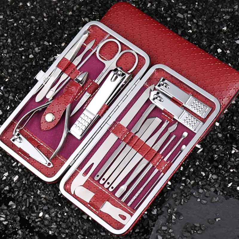 Nail Art Kits 19 Piece Clippe Set Manicure Kit Nippers Scissors Toenail Pedicure Pliers Correction Tools Trimmer
Nail Art Kits 19 Piece Clippe Set Manicure Kit Nippers Scissors Toenail Pedicure Pliers Correction Tools Trimmer
