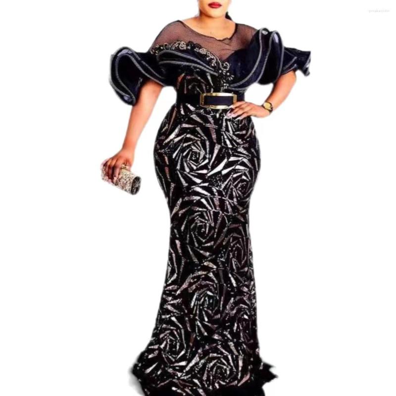 Ethnic Clothing 2023 Spring Summer Elegant African Women Short Sleeve Sequined Wedding Party Long Dress Africna Dresses For Maxi
Ethnic Clothing 2023 Spring Summer Elegant African Women Short Sleeve Sequined Wedding Party Long Dress Africna Dresses For Maxi