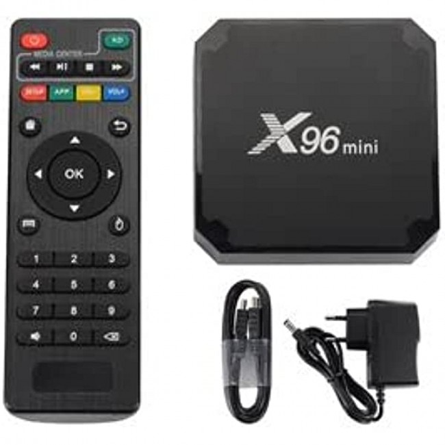 android tv box Abbonamento french12 mesi codice QH e lettore Android X96mini