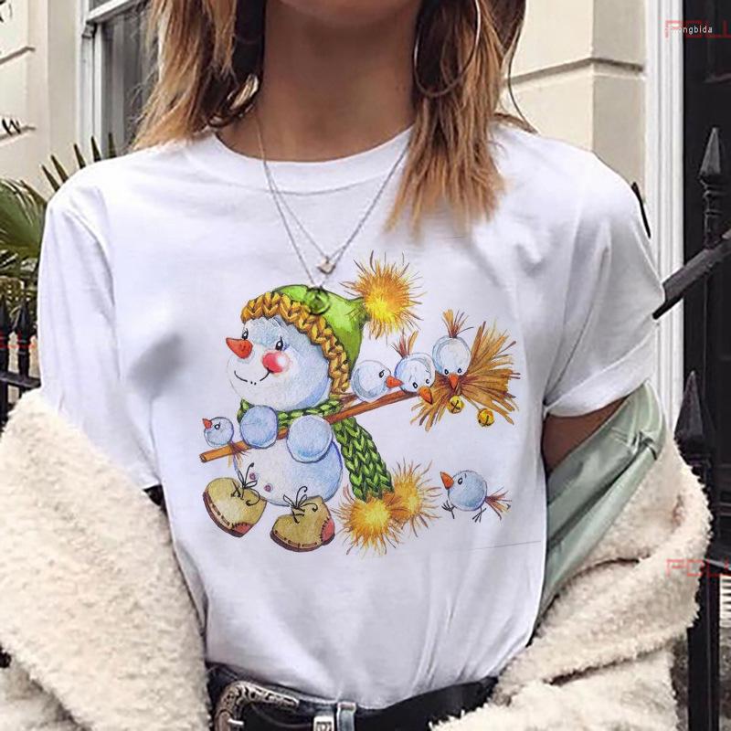 Women' T Shirts Merry Christmas Cartoon Woman Tshirt Short Sleeve Tee Top Female T-shirt Graphic, Bt4799
Women' T Shirts Merry Christmas Cartoon Woman Tshirt Short Sleeve Tee Top Female T-shirt Graphic, Bt4799