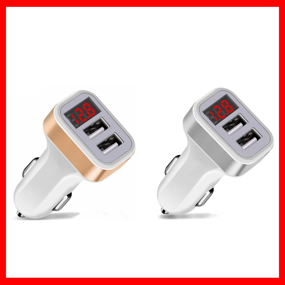 Car Charger Digital Display Dual Port USB Adapter 2.1A Car-Charger Double Type C USB For Samsung Mobile Phone Fast Charging Car-Charge Car-Charger Car Charging Quick, Same as the photo
Car Charger Digital Display Dual Port USB Adapter 2.1A Car-Charger Double Type C USB For Samsung Mobile Phone Fast Charging Car-Charge Car-Charger Car Charging Quick, Same as the photo