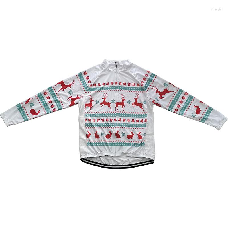 Racing Jackets Christmas Cycling White Long Sleeve Jersey Bike Coat Road Shirt Bicycle Sweater Downhill Top Wear Inbike Clothes Quality, 01
Racing Jackets Christmas Cycling White Long Sleeve Jersey Bike Coat Road Shirt Bicycle Sweater Downhill Top Wear Inbike Clothes Quality, 01