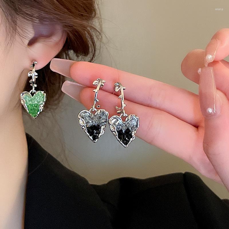 Dangle Earrings Colored Crystal Love C-shaped For Women Sweet Cool Design Sense Silver Needle Fashion Female
Dangle Earrings Colored Crystal Love C-shaped For Women Sweet Cool Design Sense Silver Needle Fashion Female