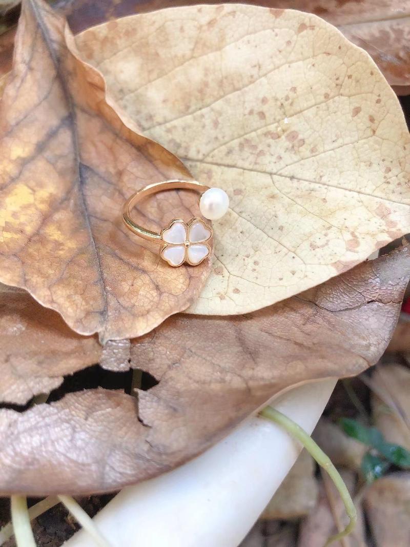 Cluster Rings 2023White Mother Shell High Quliaty Gold Plating Copper Ring Natural Pearl 14k Plated Elegant Wedding Party Jewerlry Gifts
Cluster Rings 2023White Mother Shell High Quliaty Gold Plating Copper Ring Natural Pearl 14k Plated Elegant Wedding Party Jewerlry Gifts