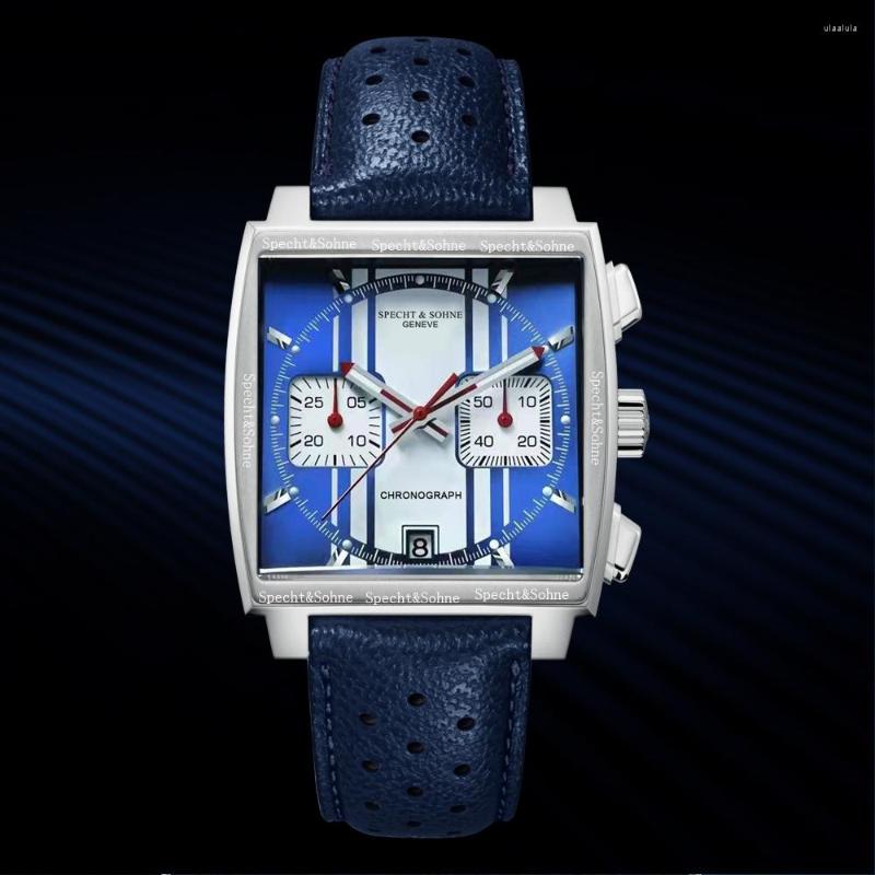 Wristwatches Japan VK64 Chronograph Men Quartz Watch 316L Stainless Steel Leather Strap Waterproof Luminous Male Sport Watches, Color-6
Wristwatches Japan VK64 Chronograph Men Quartz Watch 316L Stainless Steel Leather Strap Waterproof Luminous Male Sport Watches, Color-6