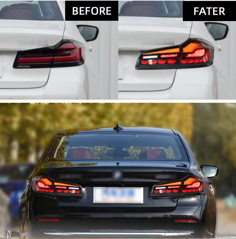 Taillights for BMW 5 series G30 G38 20 17-20 22 Stoplight LED Tail Light Assembly Dragon Scale Accessories