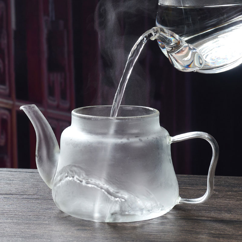 Drinkware High borosilicate glass teapot Tea kettle set Processing customization
