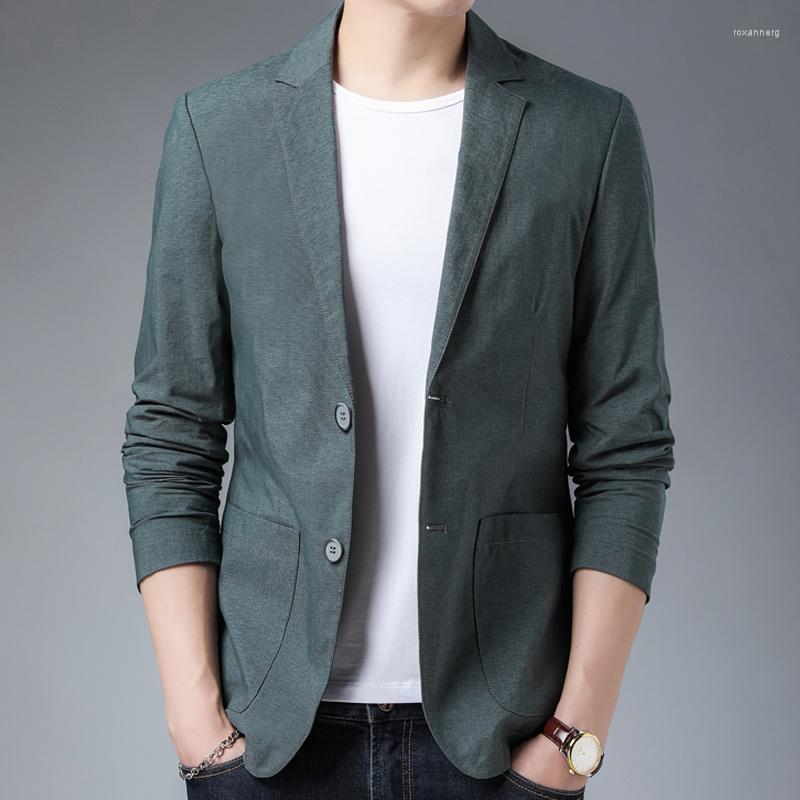 Men's Suits Casual Small Suit Thin Spring Business Single Ice Silk Jacket Men's, Green
Men's Suits Casual Small Suit Thin Spring Business Single Ice Silk Jacket Men's, Green