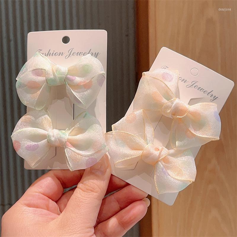 Hair Accessories 2PCS Fresh Sweet Princess Snow Yarn Bow Girls Hairpins Cute Children Headwear Clip Hairgrips Barrettes, Pink
Hair Accessories 2PCS Fresh Sweet Princess Snow Yarn Bow Girls Hairpins Cute Children Headwear Clip Hairgrips Barrettes, Pink