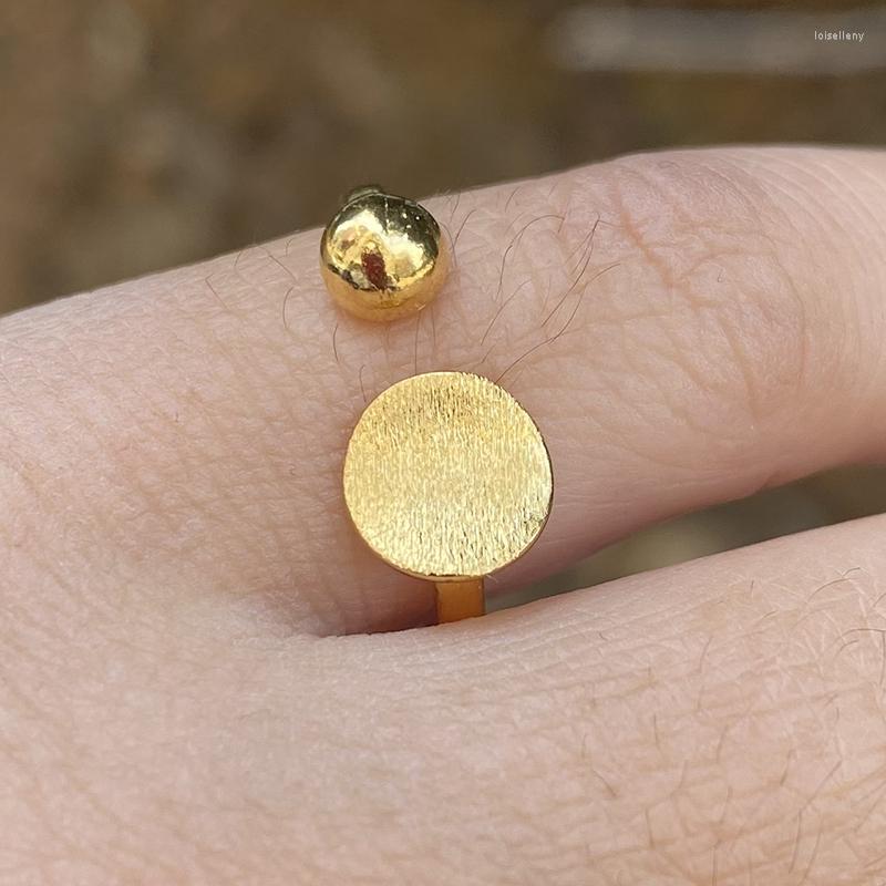 Wedding Rings 24k Gold Plated Metal Minimalist Ball Jewelry Round Bead For Women Party Gift Original Design
Wedding Rings 24k Gold Plated Metal Minimalist Ball Jewelry Round Bead For Women Party Gift Original Design