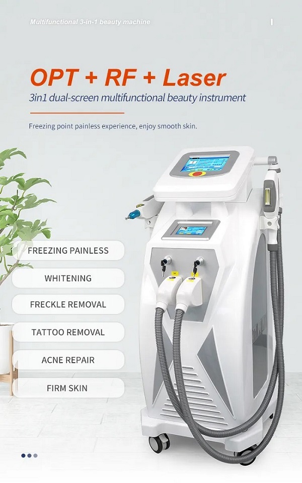 4 in 1 Painless Laser Machine Ipl Lazer Tattoo Remover Laser Machie ND YAG SH HR RF Permanent Hair Removal Eyebrow Removal Tattoo Removal Machine
4 in 1 Painless Laser Machine Ipl Lazer Tattoo Remover Laser Machie ND YAG SH HR RF Permanent Hair Removal Eyebrow Removal Tattoo Removal Machine