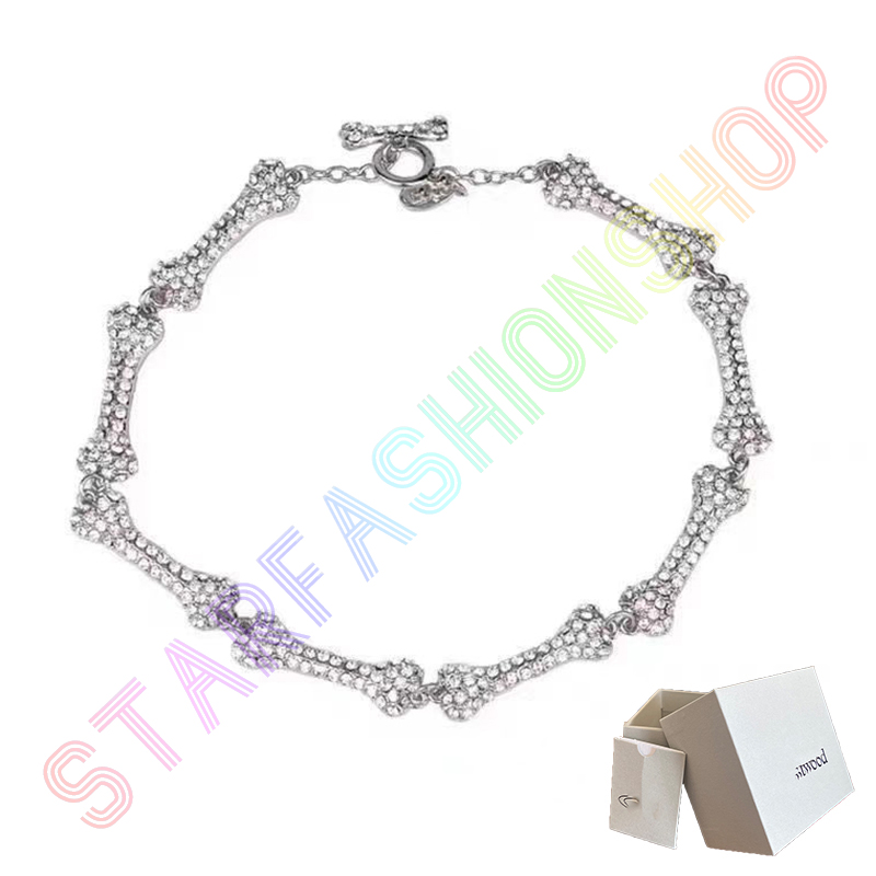 Saturn Skeleton Necklace Pearls Diamond Rhombus Tennis Necklace Woman Silver Chains Vintage Trendy Style with box
Saturn Skeleton Necklace Pearls Diamond Rhombus Tennis Necklace Woman Silver Chains Vintage Trendy Style with box