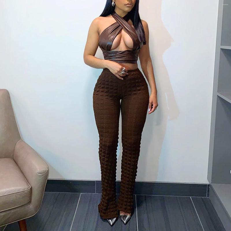 Women' Pants Cargo Woman Trousers Plus Size High Waist Elastic Skinny Bubble Gingham Flared Women Streetwear, Coffee
Women' Pants Cargo Woman Trousers Plus Size High Waist Elastic Skinny Bubble Gingham Flared Women Streetwear, Coffee