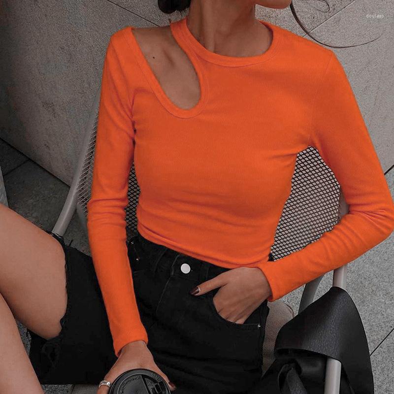 Women' T Shirts Sexy Hollow Out Women Shirt Casual Round Neck Long Sleeve Skinny Cropped Tops 2023 Autumn Solid Elegant Basic Tees, Black 3
Women' T Shirts Sexy Hollow Out Women Shirt Casual Round Neck Long Sleeve Skinny Cropped Tops 2023 Autumn Solid Elegant Basic Tees, Black 3