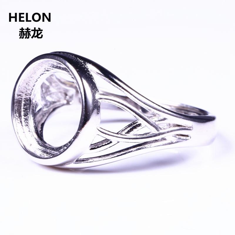 Cluster Rings 925 Sterling Silver Ring Semi Mount Engagement Wedding For Women 10x10mm Round Cabochon Opal Agate Amber Setting DIY Stone
Cluster Rings 925 Sterling Silver Ring Semi Mount Engagement Wedding For Women 10x10mm Round Cabochon Opal Agate Amber Setting DIY Stone