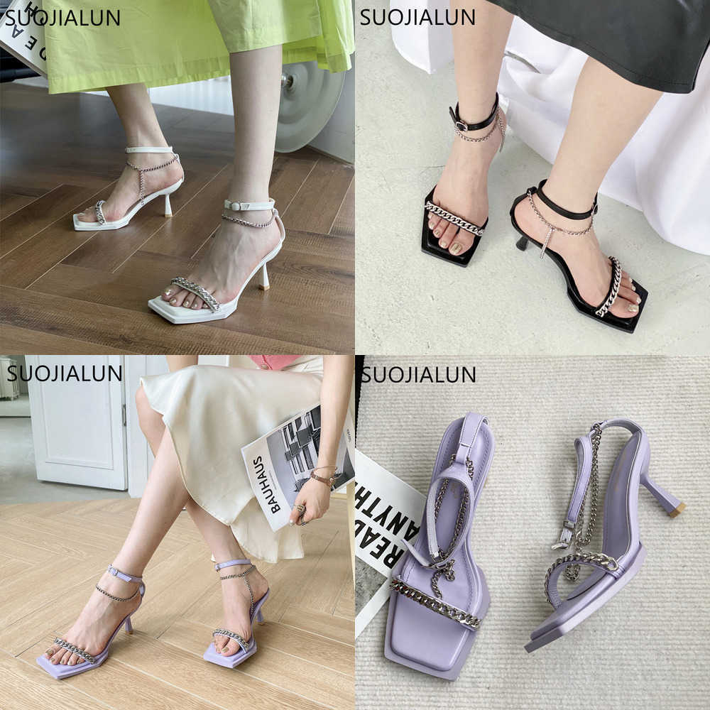 Sandals Summer New Brand Square Te Women Sandal Fashion Narrow Band Chain Ladies Elegant Dress Pumps Party Gladiator Shoe 230316, Black
Sandals Summer New Brand Square Te Women Sandal Fashion Narrow Band Chain Ladies Elegant Dress Pumps Party Gladiator Shoe 230316, Black