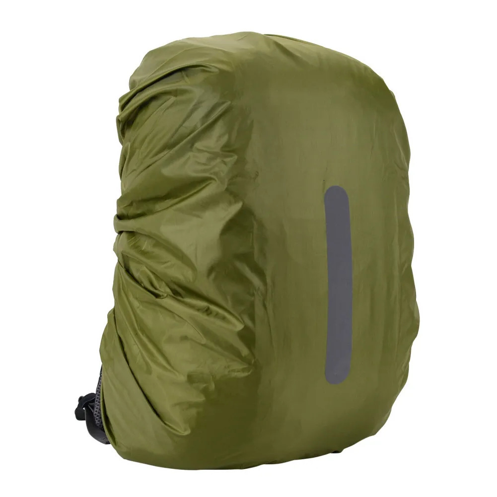 Outdoor Bags Night Walking Safety Reflective Back Cover Camping Hiking Mountaineering Backpack Bag Waterproof Rain Cap 231114