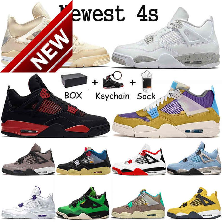 2022 With Box Jorden Jumpman 4 4s Mens Women Basketball Shoes Off Black Cat Red Thunder Unions Desert Moss Taupe Haze White Sail O3063, #b2 40-47 taupe haze
2022 With Box Jorden Jumpman 4 4s Mens Women Basketball Shoes Off Black Cat Red Thunder Unions Desert Moss Taupe Haze White Sail O3063, #b2 40-47 taupe haze