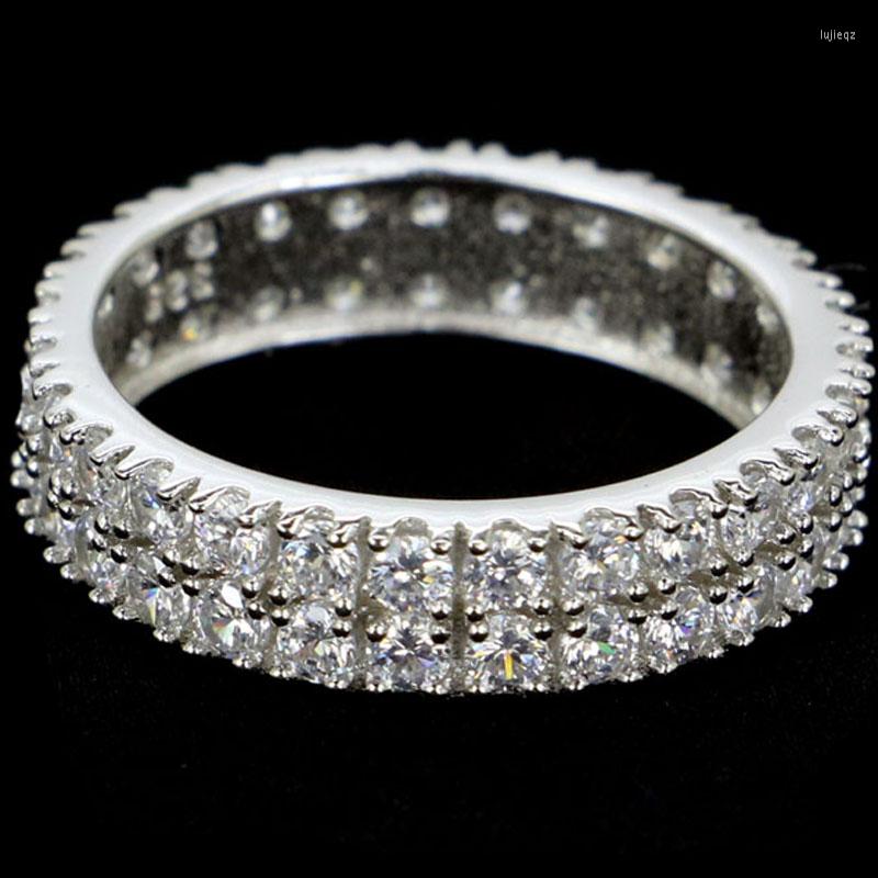 Cluster Rings 22x5mm Jazaz Stunning 3.2g White Bright Cubic Zircon For Women Wedding Real 925 Solid Sterling Silver
Cluster Rings 22x5mm Jazaz Stunning 3.2g White Bright Cubic Zircon For Women Wedding Real 925 Solid Sterling Silver