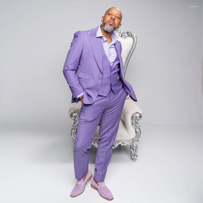 Men's Suits Fashion Lavender Men's Suit Peaked Lapel Blazers Slim Fit Male Tuxedos Back Vent Groom Wear Three Pieces Prom Jacket And, Silver
Men's Suits Fashion Lavender Men's Suit Peaked Lapel Blazers Slim Fit Male Tuxedos Back Vent Groom Wear Three Pieces Prom Jacket And, Silver
