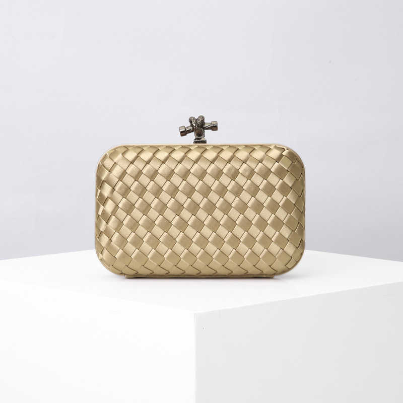 Evening Bags Bag Silk Woven Women s Hand Slant Across Simple Dinner 231114