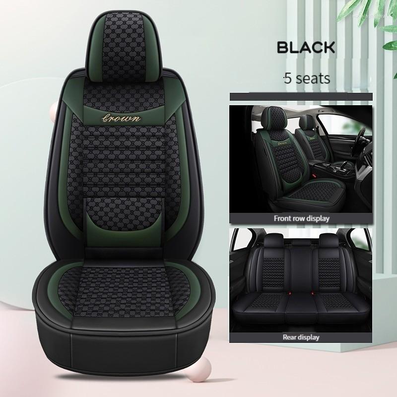 Car Seat Covers 5 Piece Set Universal Leather Flax Splicing Cover Fit PentiumT99 B70 T77T55T33 NAT Accessories Breathable Protector
Car Seat Covers 5 Piece Set Universal Leather Flax Splicing Cover Fit PentiumT99 B70 T77T55T33 NAT Accessories Breathable Protector
