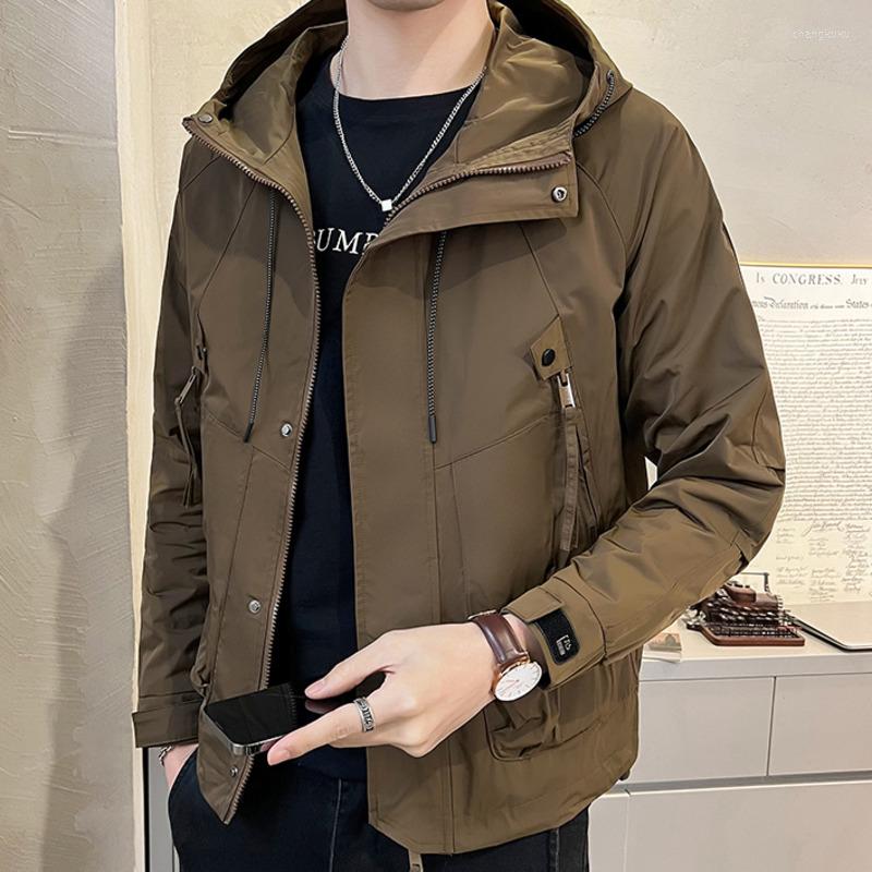 Men's Jackets 2023 Spring Autumn Solid Hooded Work Jacket High Street Mens Baseball Coat Japanese Streetwear, Black
Men's Jackets 2023 Spring Autumn Solid Hooded Work Jacket High Street Mens Baseball Coat Japanese Streetwear, Black