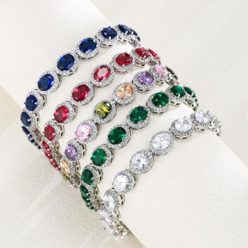 Bangle Honghong Women'S Colorful Egg Bracelet 3A Zircon Personality With High-Quality Accessories Celebrity Style Banquet Holid
Bangle Honghong Women'S Colorful Egg Bracelet 3A Zircon Personality With High-Quality Accessories Celebrity Style Banquet Holid