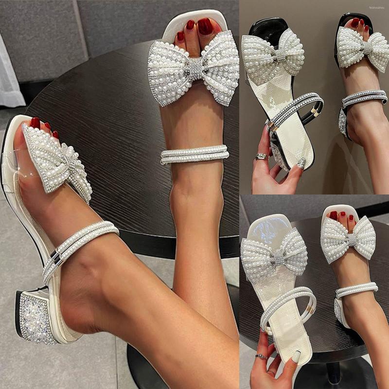 Sandals Women Breathable Lace Up Shoes Rhinestone Bowknot Chunky Heels Summer Slippers Sandalias Mujer Elegant, Black
Sandals Women Breathable Lace Up Shoes Rhinestone Bowknot Chunky Heels Summer Slippers Sandalias Mujer Elegant, Black