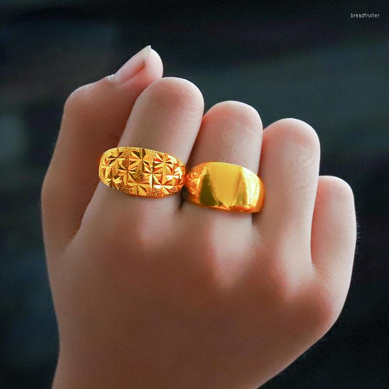 Cluster Rings 999 Yellow Gold Color Pure Ring For Women Simple Classic Glossy Gypsophila Finger Wedding Engagement Poro Puro De 24 K
Cluster Rings 999 Yellow Gold Color Pure Ring For Women Simple Classic Glossy Gypsophila Finger Wedding Engagement Poro Puro De 24 K
