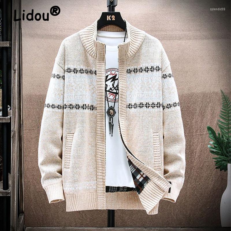 Men's Sweaters Winter Thick Stand Collar Men's Fashion Knitted Sweater Cardigan Causal Long Sleeve Fleece Slim Zipper Coat Jackets, 8867 light grey
Men's Sweaters Winter Thick Stand Collar Men's Fashion Knitted Sweater Cardigan Causal Long Sleeve Fleece Slim Zipper Coat Jackets, 8867 light grey