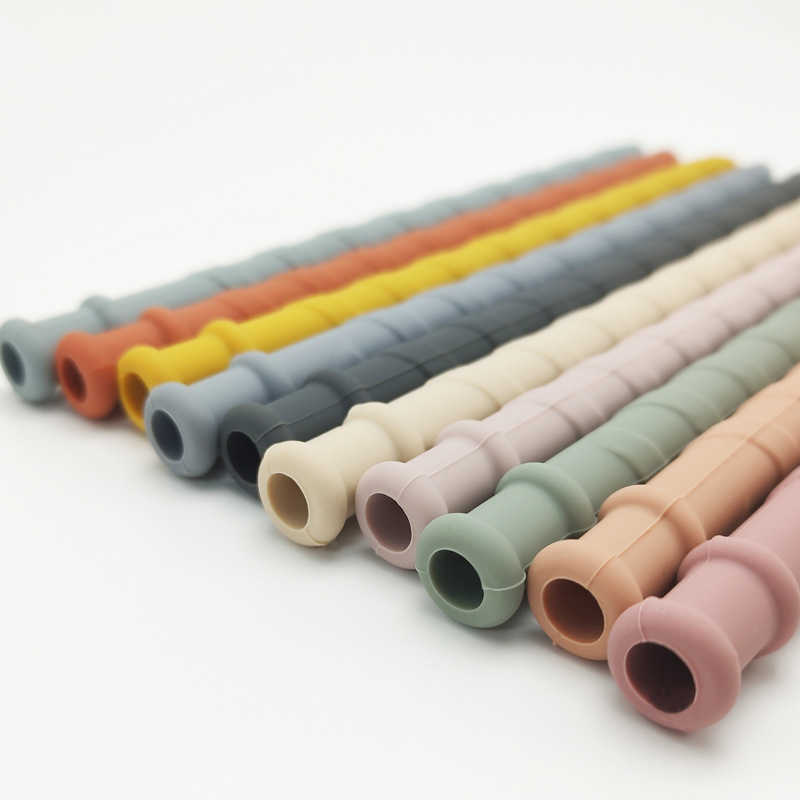 Cups Dishes Utensils Silicone Baby Drinking Cup With Straw Double Handle Children Feeding Cups BPA Free Leak-proof Sippy Mugs With Lid Drinkware AA230