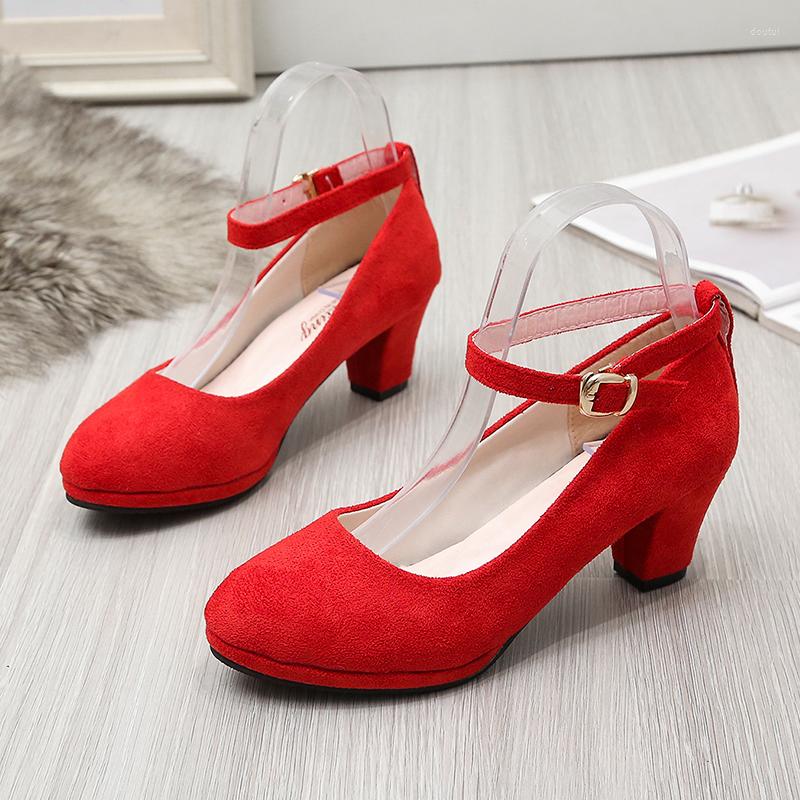 Dress Shoes Sexy Beige Ankle Strap 5CM High Heels Autumn Flock Round Toe Pumps Female Summer Women Fashion Shallow Sandals, Black
Dress Shoes Sexy Beige Ankle Strap 5CM High Heels Autumn Flock Round Toe Pumps Female Summer Women Fashion Shallow Sandals, Black