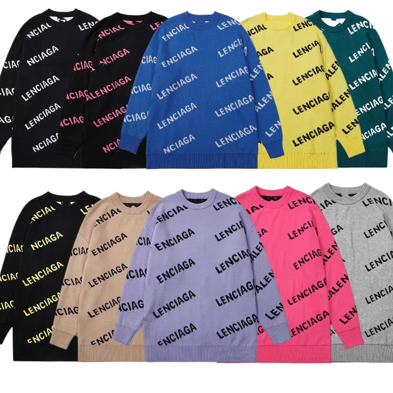 Letter Knitted Woolen Sweater Designer Men and Women Couples Luxury Brand Jumpers EU Size M-XL High Quality Weight 600G Wholesale Price 10% Off for 2 Pieces
Letter Knitted Woolen Sweater Designer Men and Women Couples Luxury Brand Jumpers EU Size M-XL High Quality Weight 600G Wholesale Price 10% Off for 2 Pieces