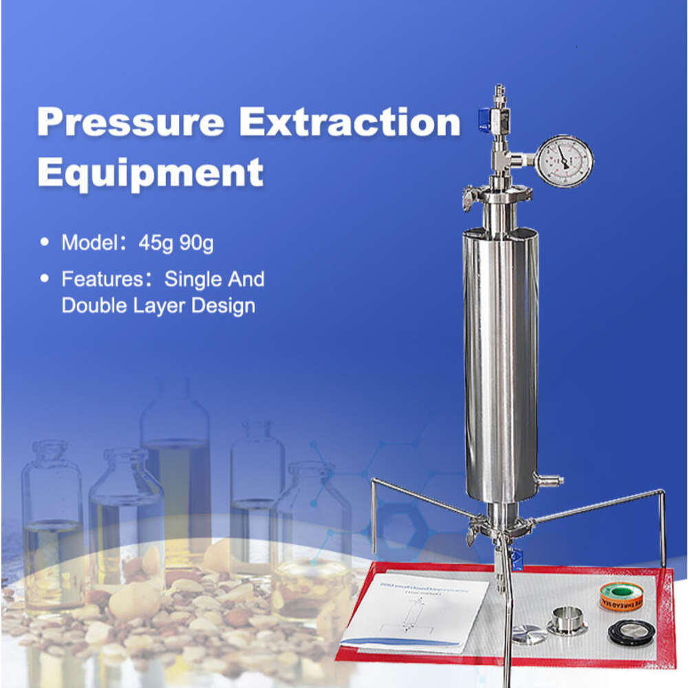 Pressure Equipment 45G~90G Single/Double Layer Closed Loop Extractor Tube Kit Laboratory Extraction Tube Kit Lab Supplies