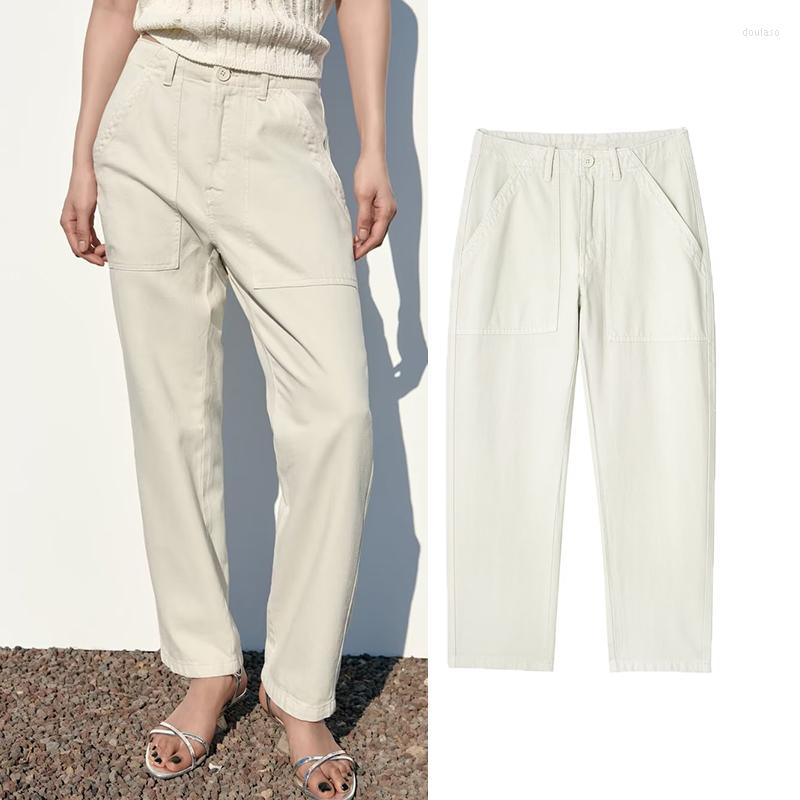 Women's Pants Style Fashion High Waist Straight Front Zipper With Pockets Street Casual Women's Trousers, 7341ly
Women's Pants Style Fashion High Waist Straight Front Zipper With Pockets Street Casual Women's Trousers, 7341ly
