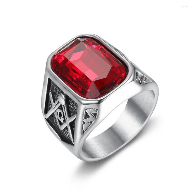 Cluster Rings Punk Masonic Big Stone For Men Sliver Color Stainless Steel Vintage AG Freemason Classic Jewelry Gifts Drop
Cluster Rings Punk Masonic Big Stone For Men Sliver Color Stainless Steel Vintage AG Freemason Classic Jewelry Gifts Drop