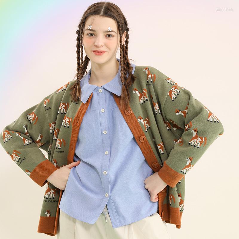 Women's Knits Bebobsons Harajuku Retro Ladies Knitted Cardigan Jacket Original Niche Women's Warm Sweat Coats Cotton Outwear Spring, Green
Women's Knits Bebobsons Harajuku Retro Ladies Knitted Cardigan Jacket Original Niche Women's Warm Sweat Coats Cotton Outwear Spring, Green