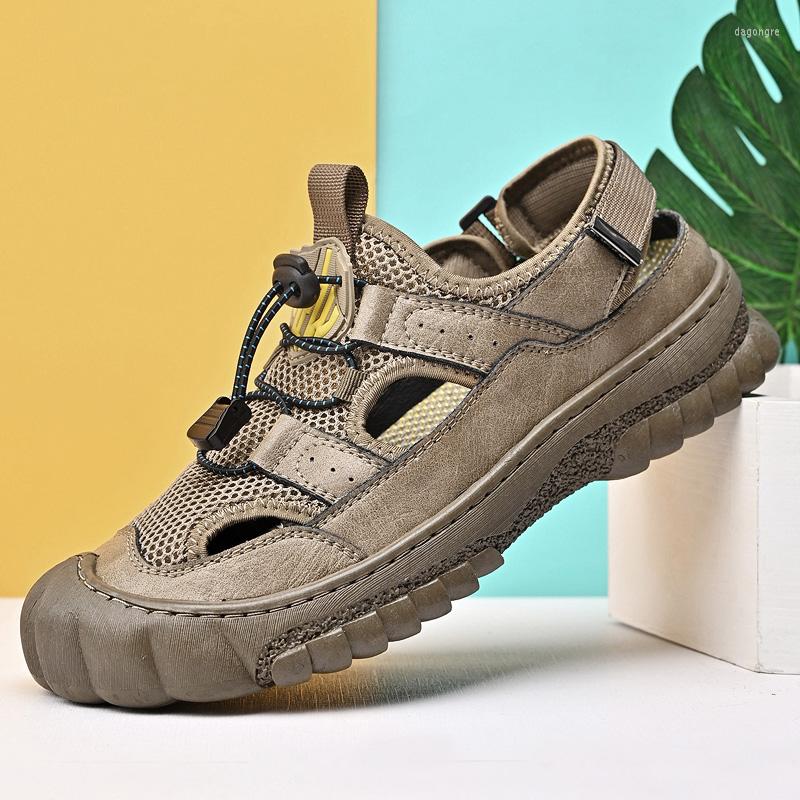 Sandals Large Size Cross-Border Mesh Baotou Men's Breathable Shoes Casual Comfortable For Men, Black
Sandals Large Size Cross-Border Mesh Baotou Men's Breathable Shoes Casual Comfortable For Men, Black