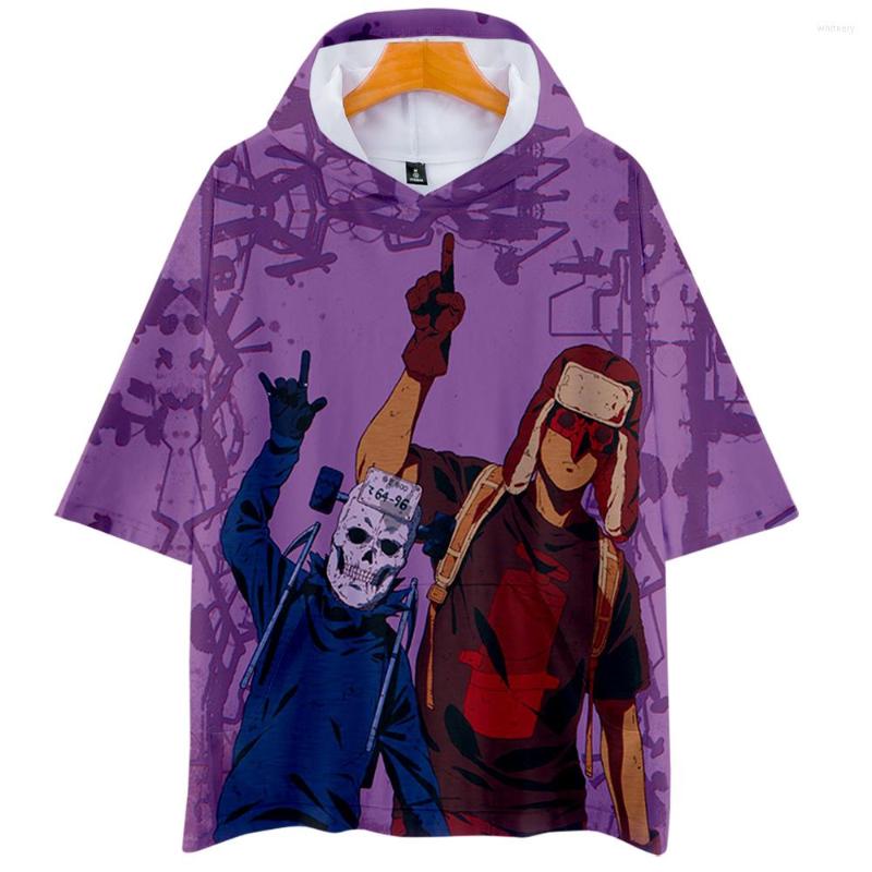 Men's T Shirts Harajuku Boys/girls Hooded Tees Anime Dorohedoro 3D Print Shirt Summer Fashion Casual Short-sleeved T-shirts Tops, Picture shown
Men's T Shirts Harajuku Boys/girls Hooded Tees Anime Dorohedoro 3D Print Shirt Summer Fashion Casual Short-sleeved T-shirts Tops, Picture shown
