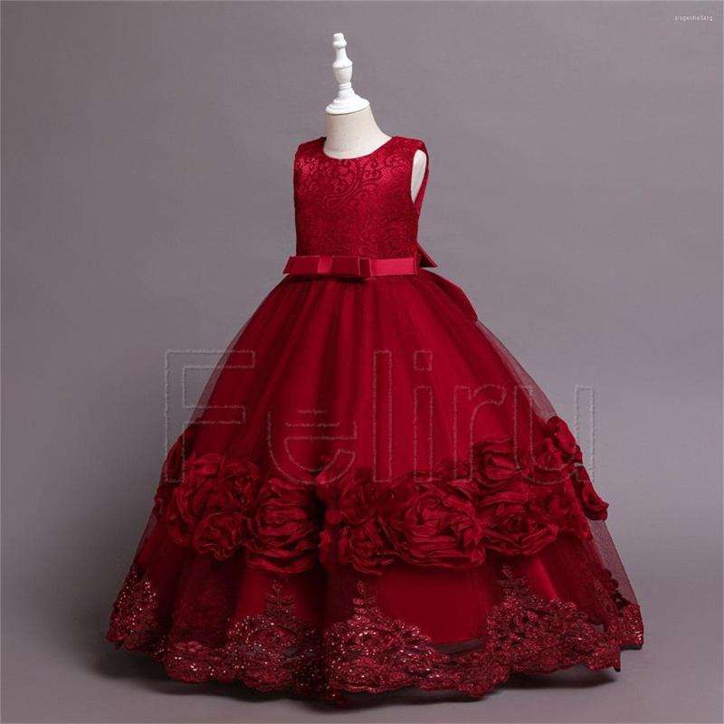 Girl Dresses Flower Dress On Stock Lace Floor Length Floral Princess Tulle Puffy First Communion Cute Kids, Champagne
Girl Dresses Flower Dress On Stock Lace Floor Length Floral Princess Tulle Puffy First Communion Cute Kids, Champagne