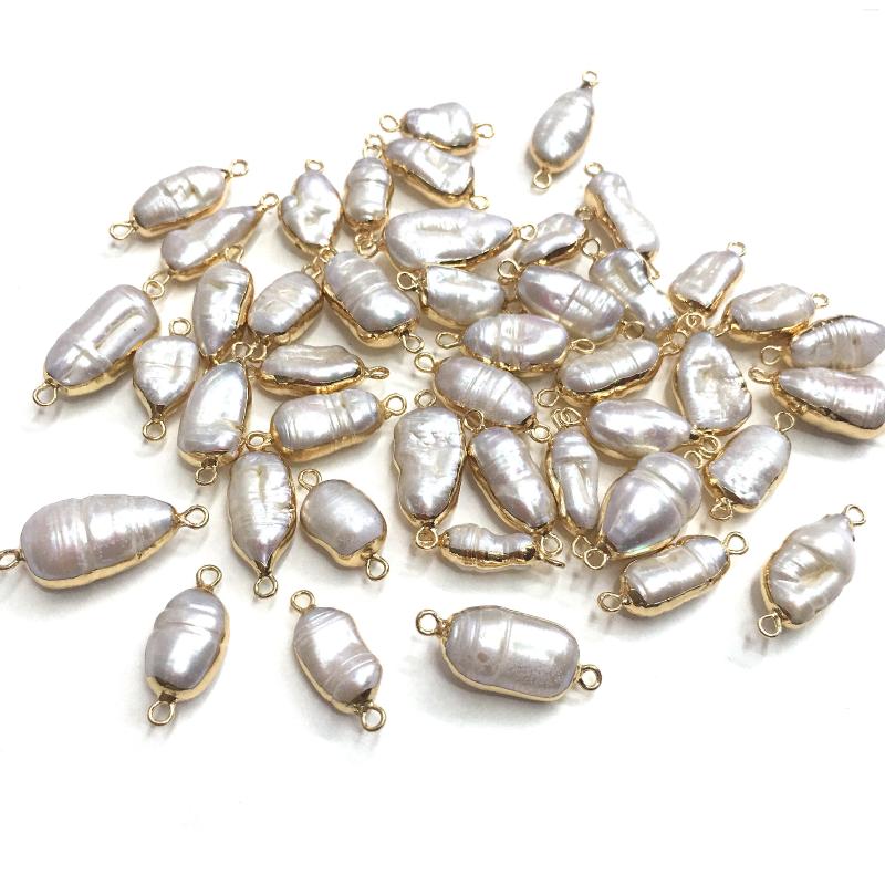 Pendant Necklaces Natural Freshwater Pearl Irregular Double Hole Connector Pendants For Jewelry Making DIY Bracelet Accessories
Pendant Necklaces Natural Freshwater Pearl Irregular Double Hole Connector Pendants For Jewelry Making DIY Bracelet Accessories