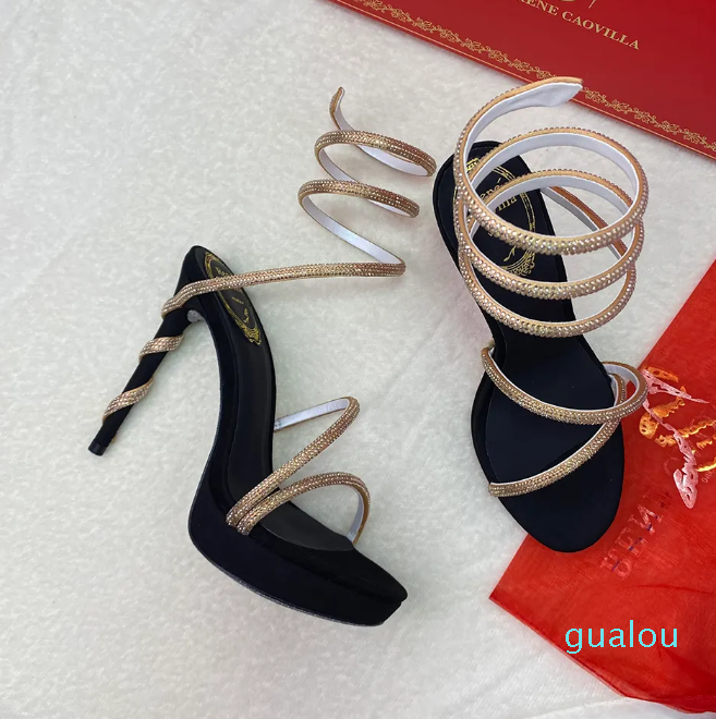 Platform Sandals Womens Dress Shoes High Heeled Ankle Wraparound Shoe Embellished Snake Strass Stiletto120mm Luxury Designers Crystal Chandelier Sandal, White
Platform Sandals Womens Dress Shoes High Heeled Ankle Wraparound Shoe Embellished Snake Strass Stiletto120mm Luxury Designers Crystal Chandelier Sandal, White