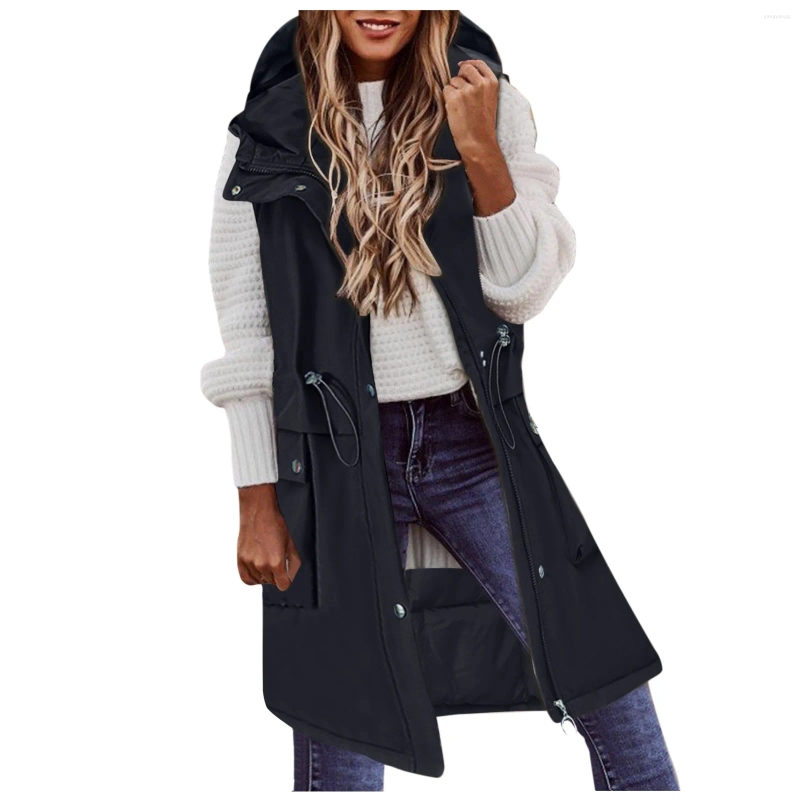 Women' Jackets 2023 Winter Coat Vest With Hood Sleeveless Warm Down Pockets Quilted Jacket Outdoor, Black
Women' Jackets 2023 Winter Coat Vest With Hood Sleeveless Warm Down Pockets Quilted Jacket Outdoor, Black