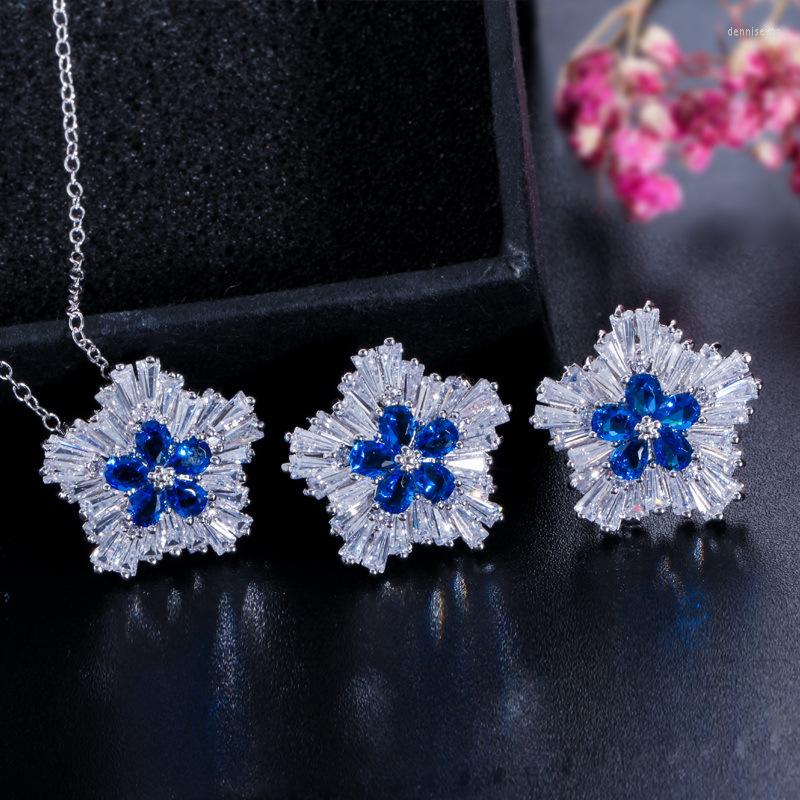 Necklace Earrings Set Copper Snowflake Multicolor Cubic Zirconia Wedding Party Women Fashion Christmas, Picture shown
Necklace Earrings Set Copper Snowflake Multicolor Cubic Zirconia Wedding Party Women Fashion Christmas, Picture shown
